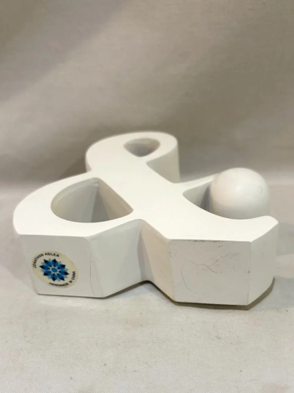 Jonathan Adler Ampersand Resin Sign Paperweight Desktop Decor Shelf Decor